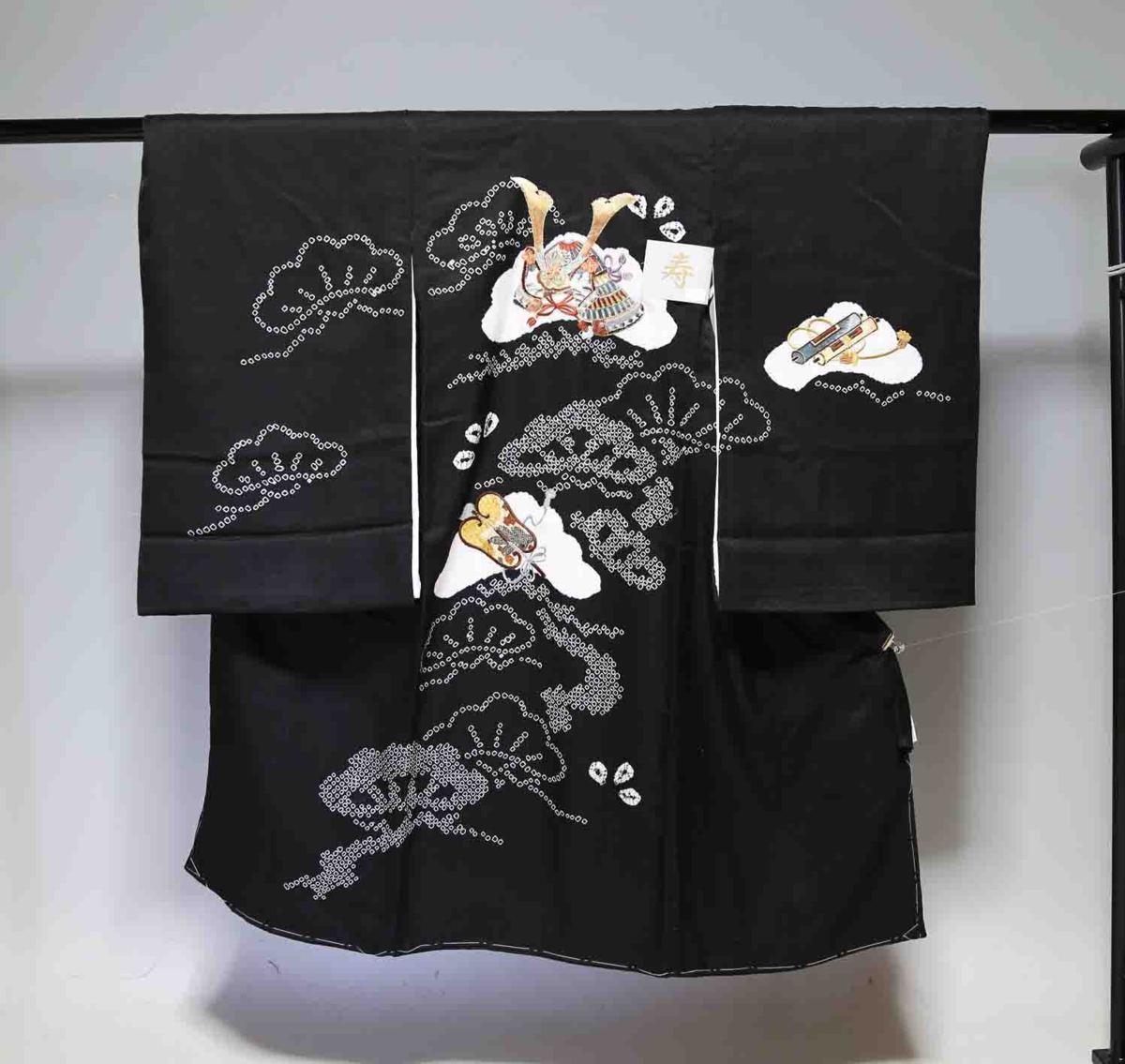 超高品質で人気の お宮参り祝着物(うぶぎ 掛け着物)男の子 刺繍803
