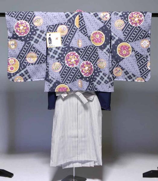 芸能人愛用 花夢二 七五三 男 お祝着物・袴 セット 三歳用 和服