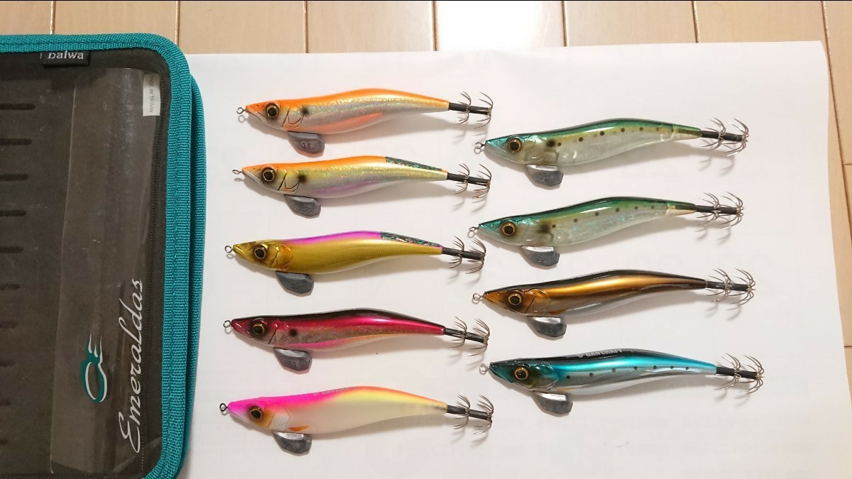 Paypayフリマ ガンクラフト 魚邪 エギ 3 5号 9本セット Paypayフリマ ガンクラフト 魚邪 エギ 3 5号 9本セット