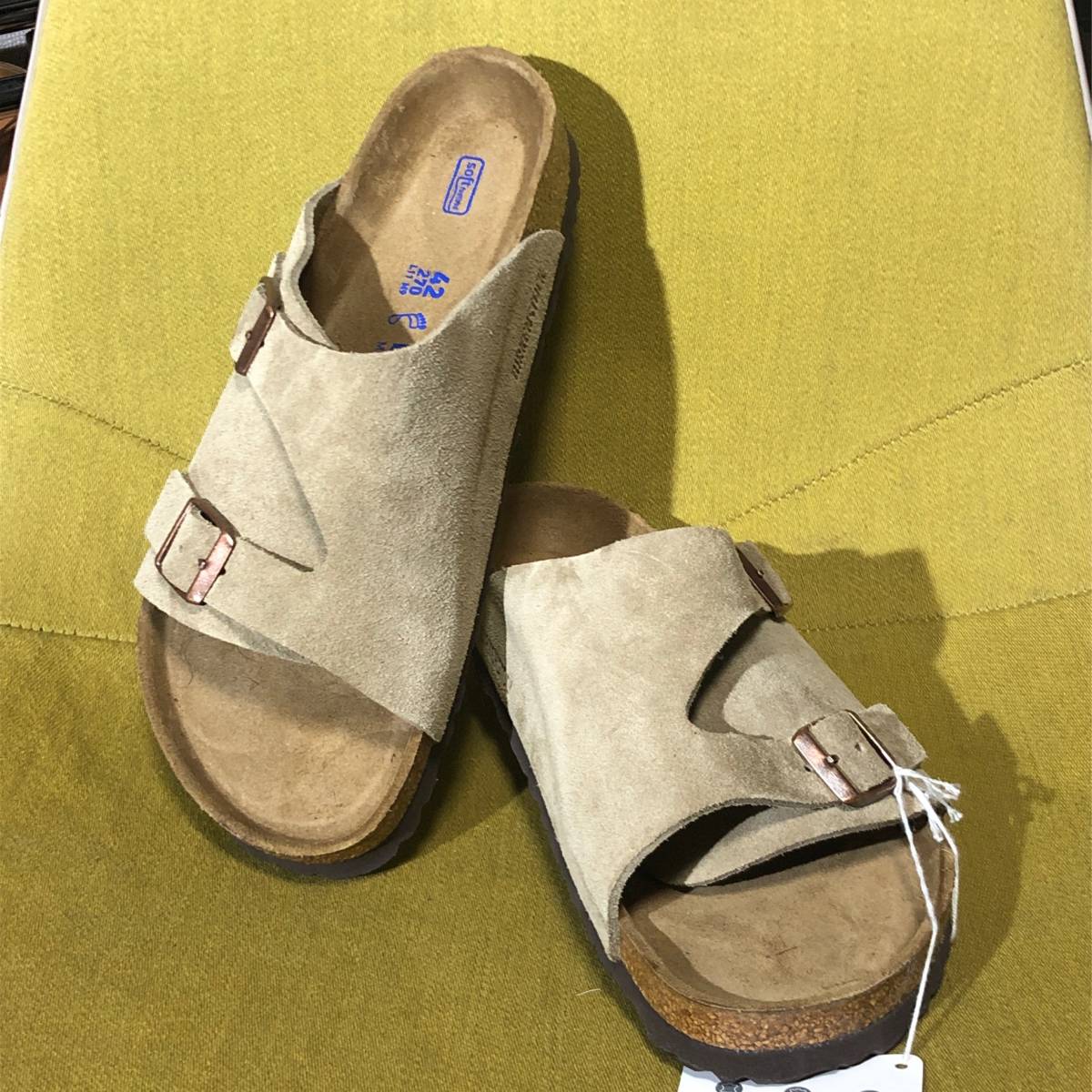 未使用 BIRKENSTOCK ビルケンシュトック ZURICH チューリッヒ ソフト
