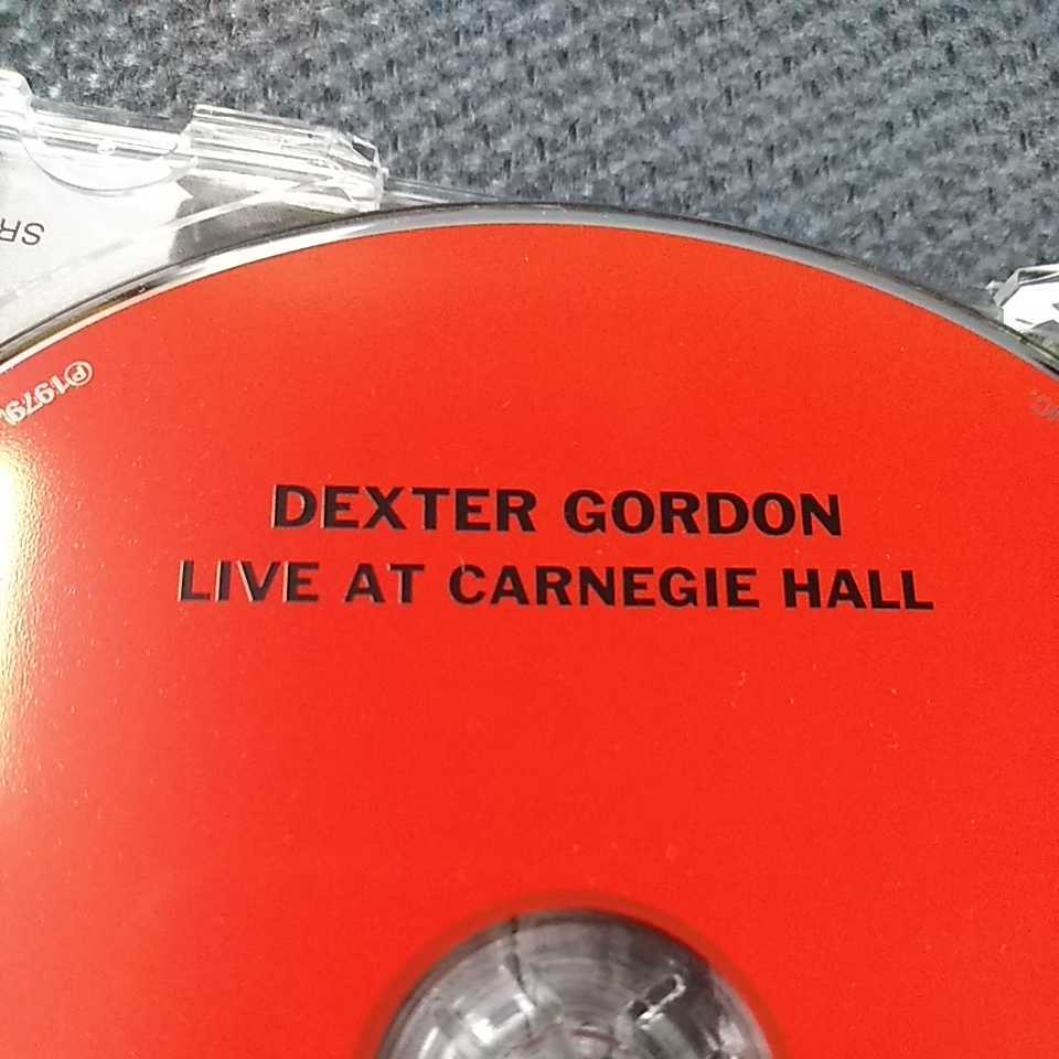 DEXTER GORDON/LIVE AT CARNEGIE HALL 1978 中古CD_画像6