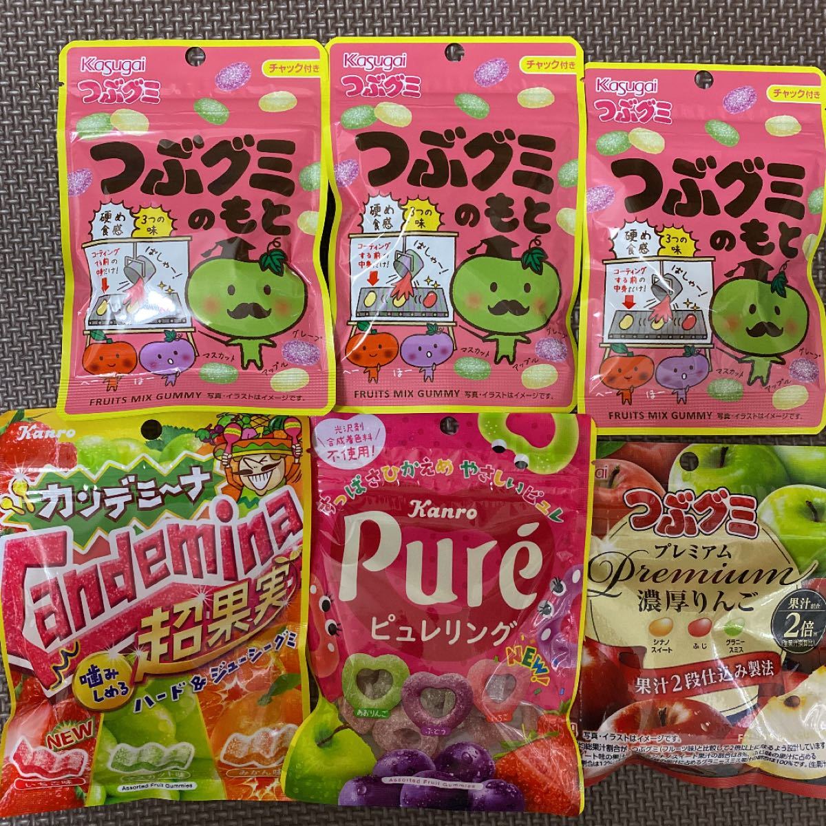 Paypayフリマ グミまとめ売り キャンデー ピュレリング つぶグミ 計6点 Paypayフリマ グミまとめ売り キャンデー ピュレリング つぶグミ 計6点