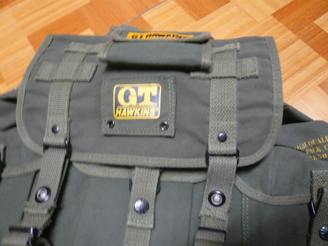 * G.T. HAWKINS Army color rucksack completion goods cotton ( cotton ) ground 