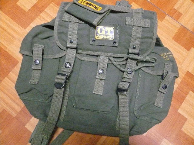 * G.T. HAWKINS Army color rucksack completion goods cotton ( cotton ) ground 