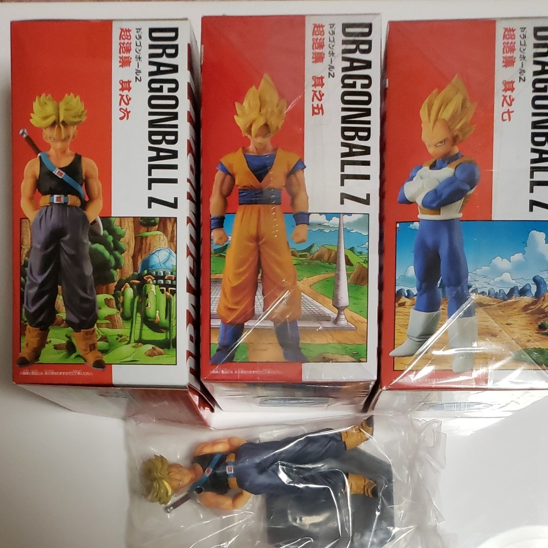 Paypayフリマ ドラゴンボールzフィギュア超造集 孫悟空 ベジータ トランクス