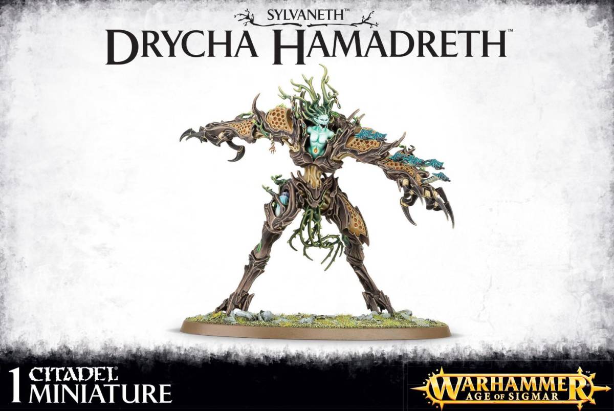 送料無料 新品 シルヴァネス ドライチャ ハマドレス ウォーハンマー エイジオブシグマー Sylvaneth Drycha Hamadreth Warhammer