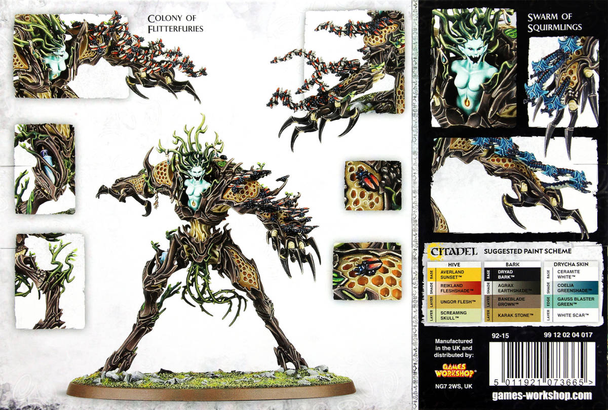 送料無料 新品 シルヴァネス ドライチャ ハマドレス ウォーハンマー エイジオブシグマー Sylvaneth Drycha Hamadreth Warhammer