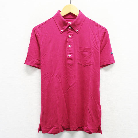 MASTER 特別セール品 BUNNY EDITION マスターバニーエディション 半袖ポロシャツ ゴルフウェア メンズ 4 ピンク系 日本最大の 240001468605