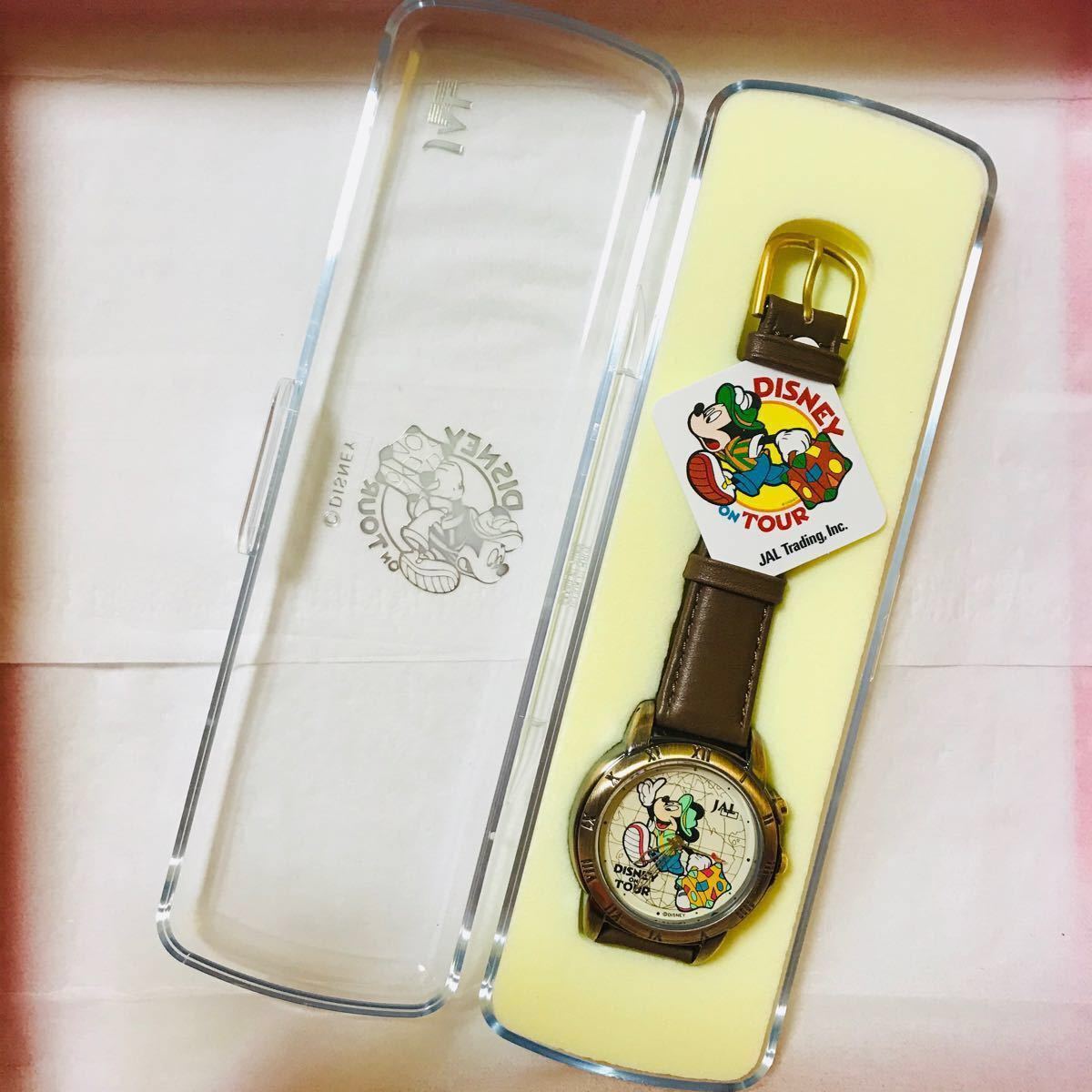 希少 ディズニーオンツアー JAL搭乗限定販売 腕時計 ミッキーマウス ウォッチ天賞堂