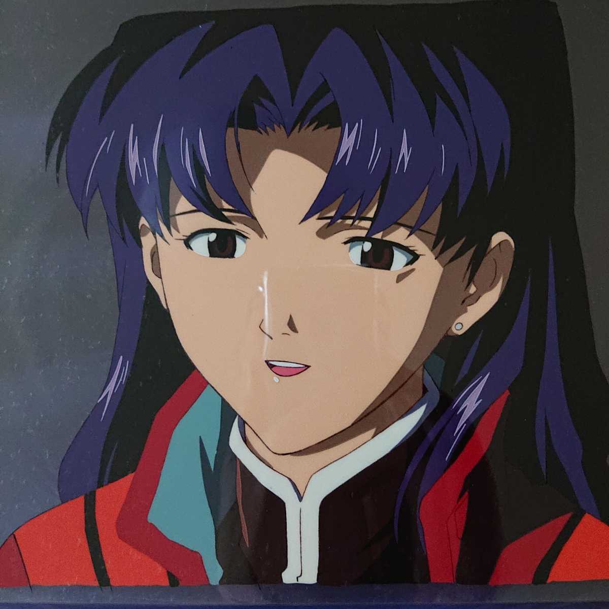 Обратное решение! Эта версия фильма Евангелион Последняя сцена Katsuragi Misato Видеометрика с изображением оригинальной фон