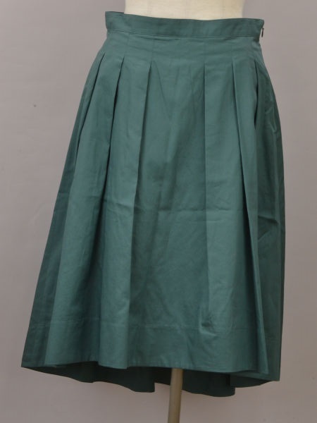  Scapa SCAPA skirt 40 size blue green lady's e_u F-L6833