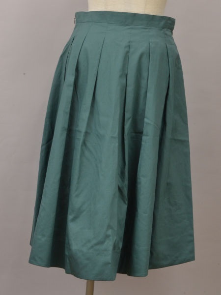  Scapa SCAPA skirt 40 size blue green lady's e_u F-L6833