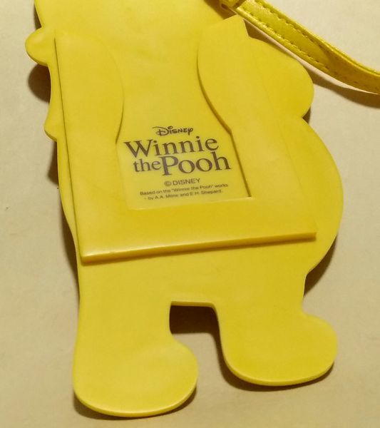 中古 くまのプーさん ラバーパスケース BIGサイズ ラバー パスケース ストラップ付き Winnie the Pooh ヴィレヴァン限定 ICカード入れ_画像7