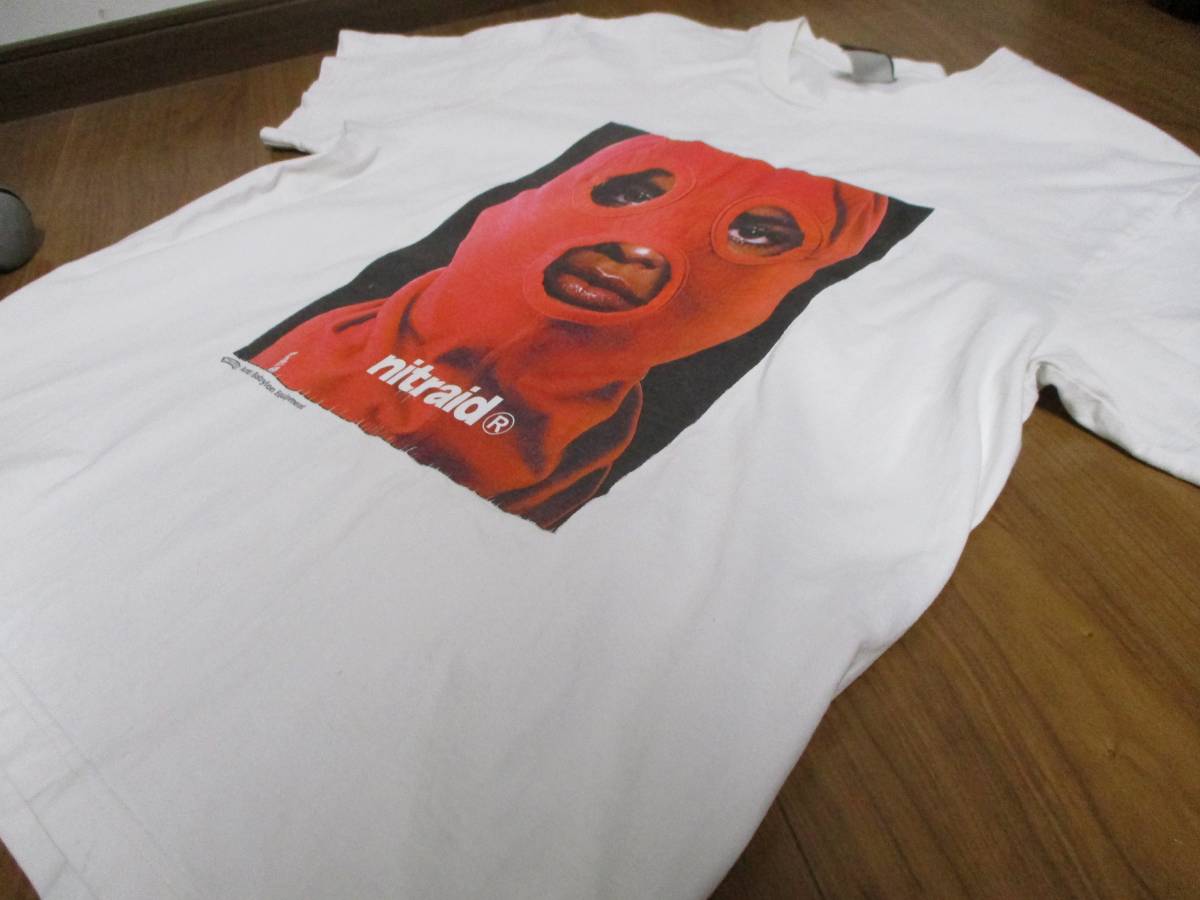 nitraid Nitraid mask man panel print T-shirt L size 