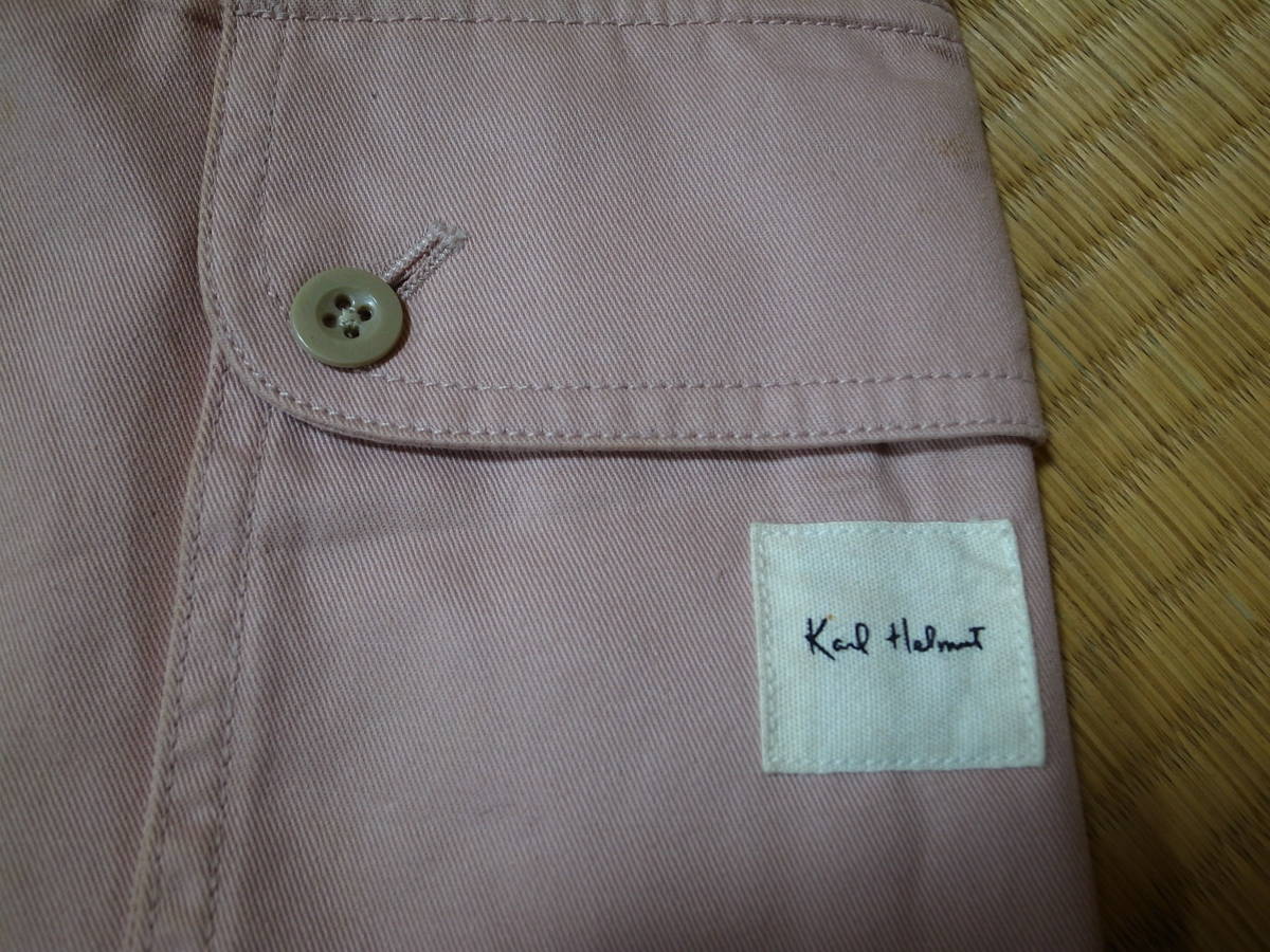  rare * beautiful goods * Karl hell m* shorts * salmon pink *L* Pink House 