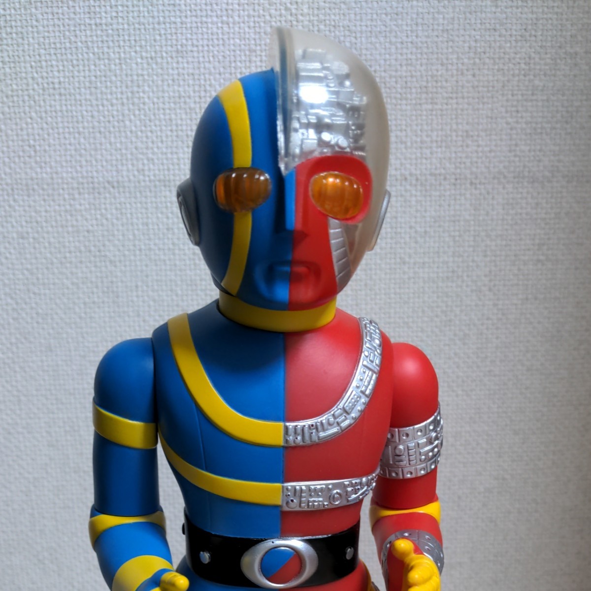 マルサン ヴァイナロイド 人造人間キカイダーソフビ マスク取れ マルサン ヴァイナロイド 人造人間キカイダーソフビ マスク取れ