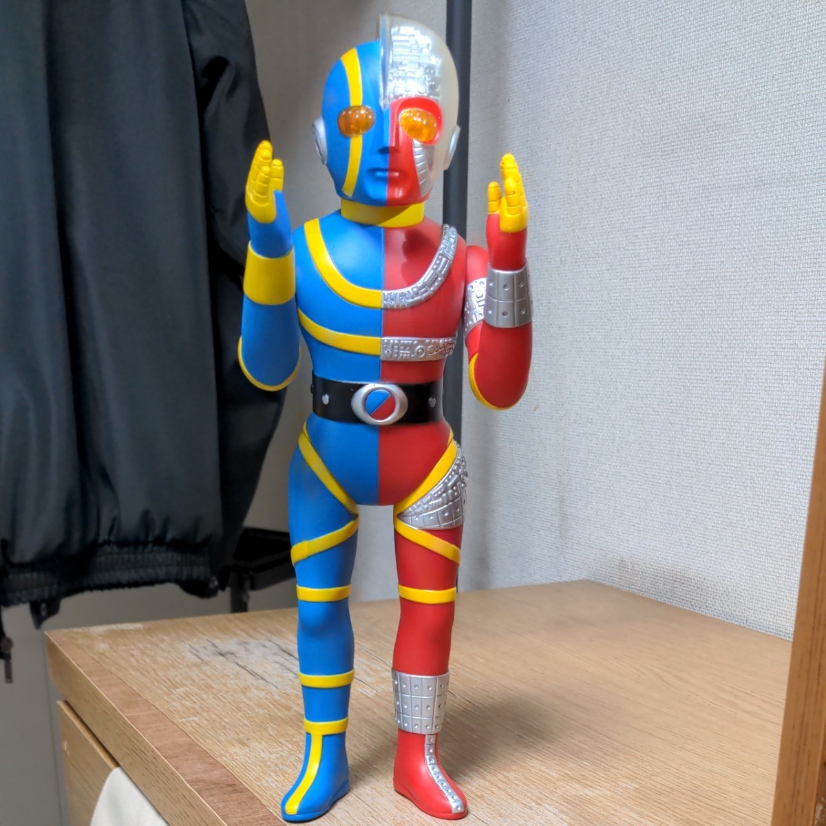 マルサン ヴァイナロイド 人造人間キカイダーソフビ マスク取れ マルサン ヴァイナロイド 人造人間キカイダーソフビ マスク取れ