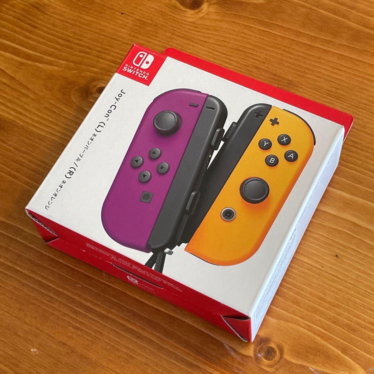 【お値下げしました】Nintendo Switch ジョイコン　ネオンパープル　ネオンオレンジ Joy-Con