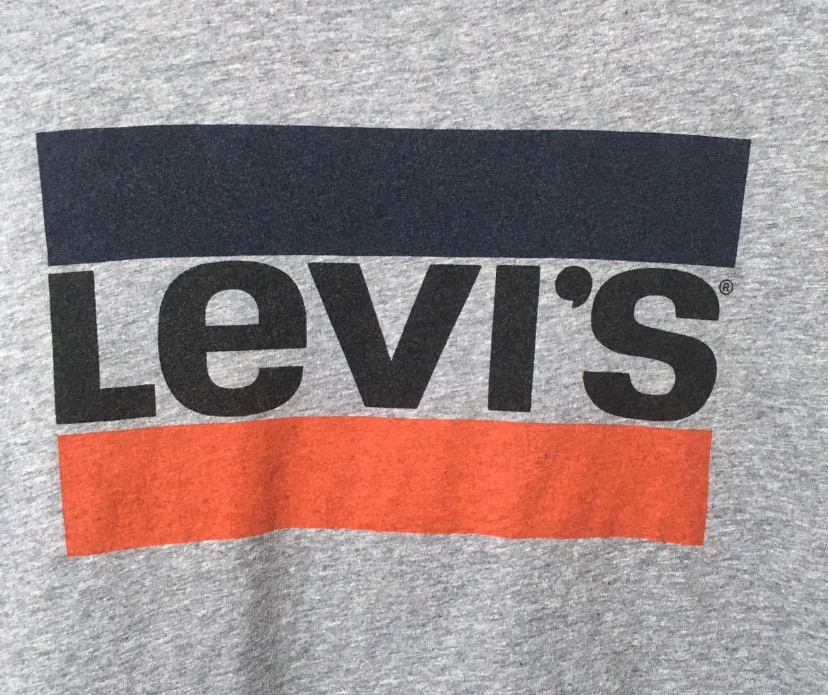 Levi’s リーバイス デカロゴ プリントTシャツ サイズ L 赤タブ_画像3