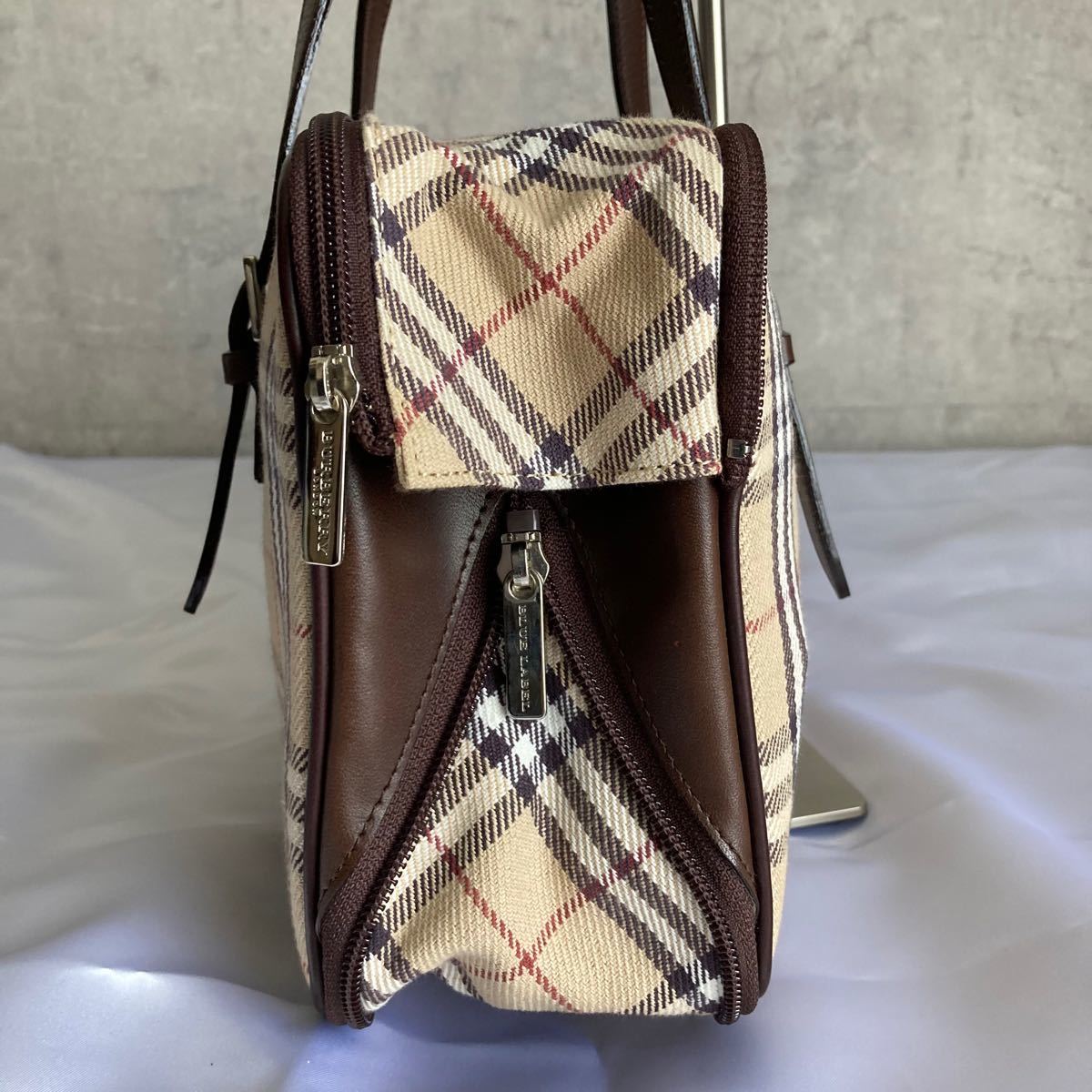 【美品】バーバリー　ブルーレーベル　トートバッグ　ノバチェック　ハンドバッグ　 BURBERRY