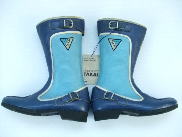 24.0cm 當時物 新品 タカイ レーシング ブーツ 高井 TAKAI 舊車 昭和 ライダー ビンテージ カフェレーサー 特攻ブーツ 暴走族 TR-21 24cm