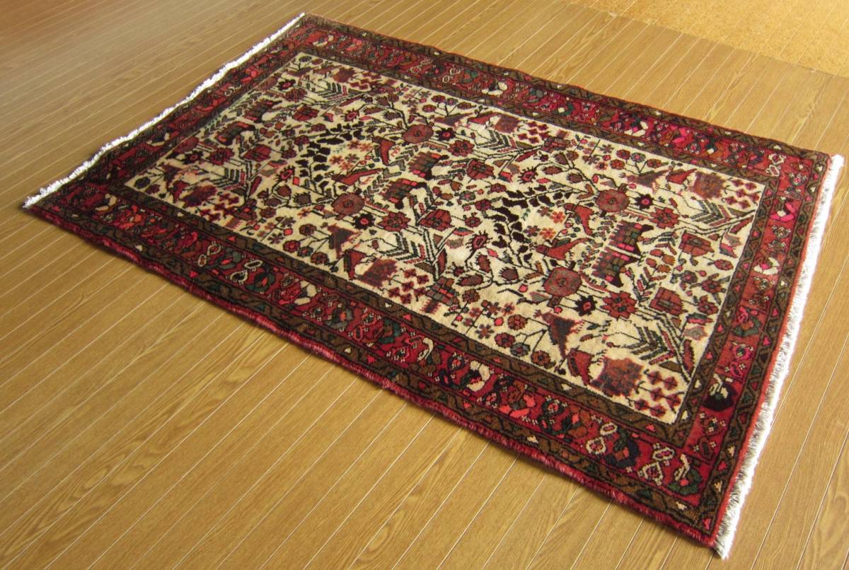 150×98】イラン直輸入☆ハメダン産ペルシャ絨毯・カーペット 150×98】イラン直輸入☆ハメダン産ペルシャ絨毯・カーペット