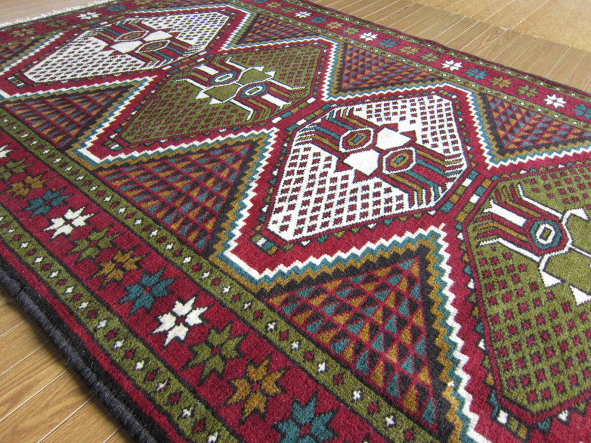 182×125】イラン直輸入☆バルーチ産ペルシャ絨毯□1937-493-50 182×125】イラン直輸入☆バルーチ産ペルシャ絨毯□1937-493-50