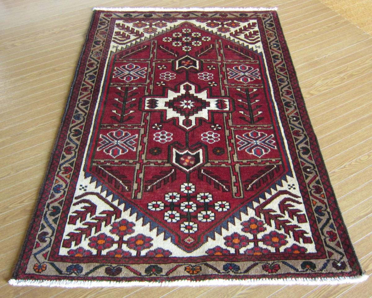 【在庫一掃】 【152×105】イラン直輸入★ハメダン産ペルシャ絨毯■1929-482-45 カーペット一般 【在庫一掃】 【152×105】イラン直輸入★ハメダン産ペルシャ絨毯■1929-482-45 カーペット一般