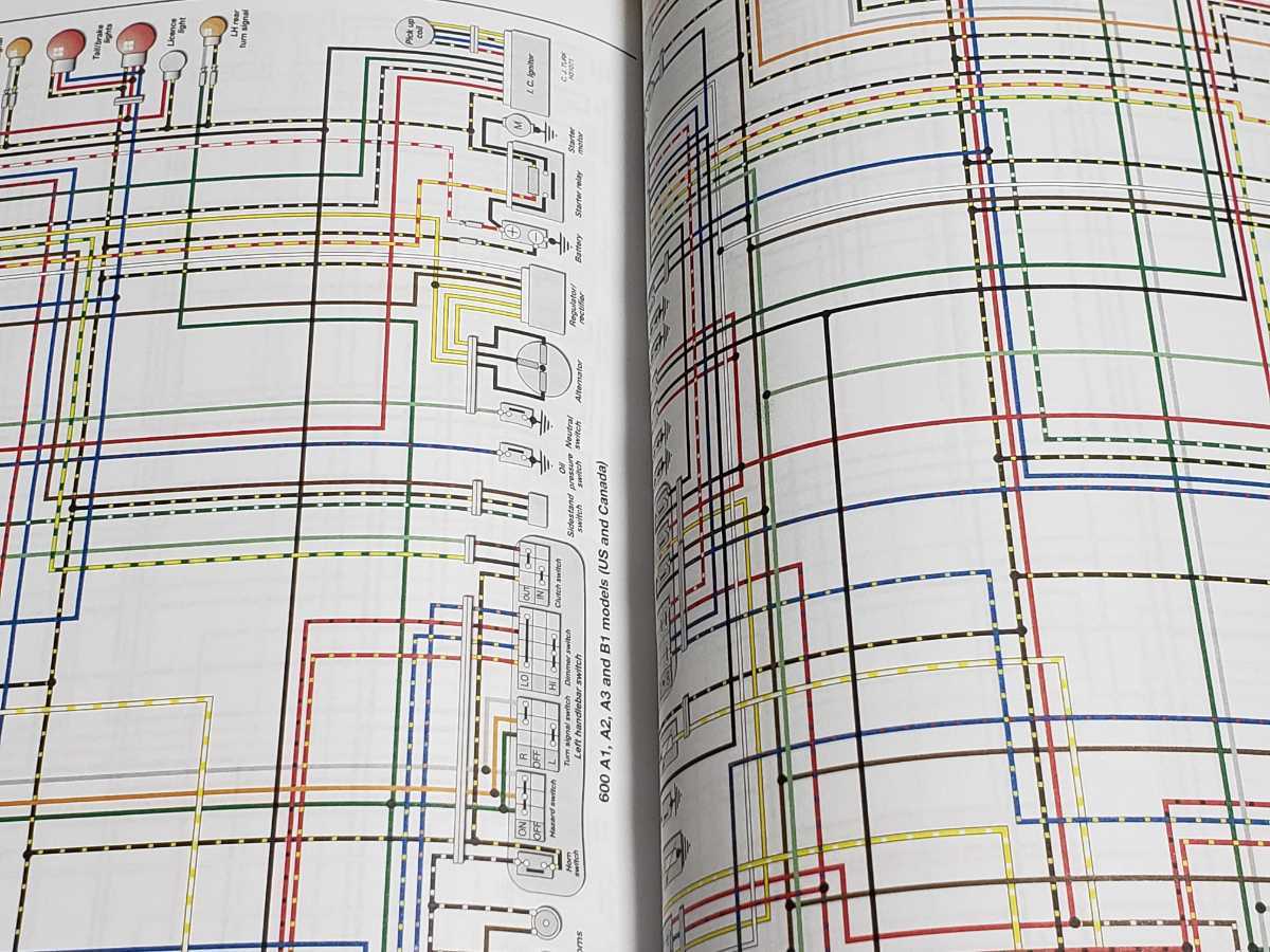 ■即決送料無料■カワサキ/KAWASAKI/ヘインズ/Haynes/サービス&リペアマニュアル/ニンジャ/NINJA/ZX600/ZX750/配線図付き/1985-1997_画像4