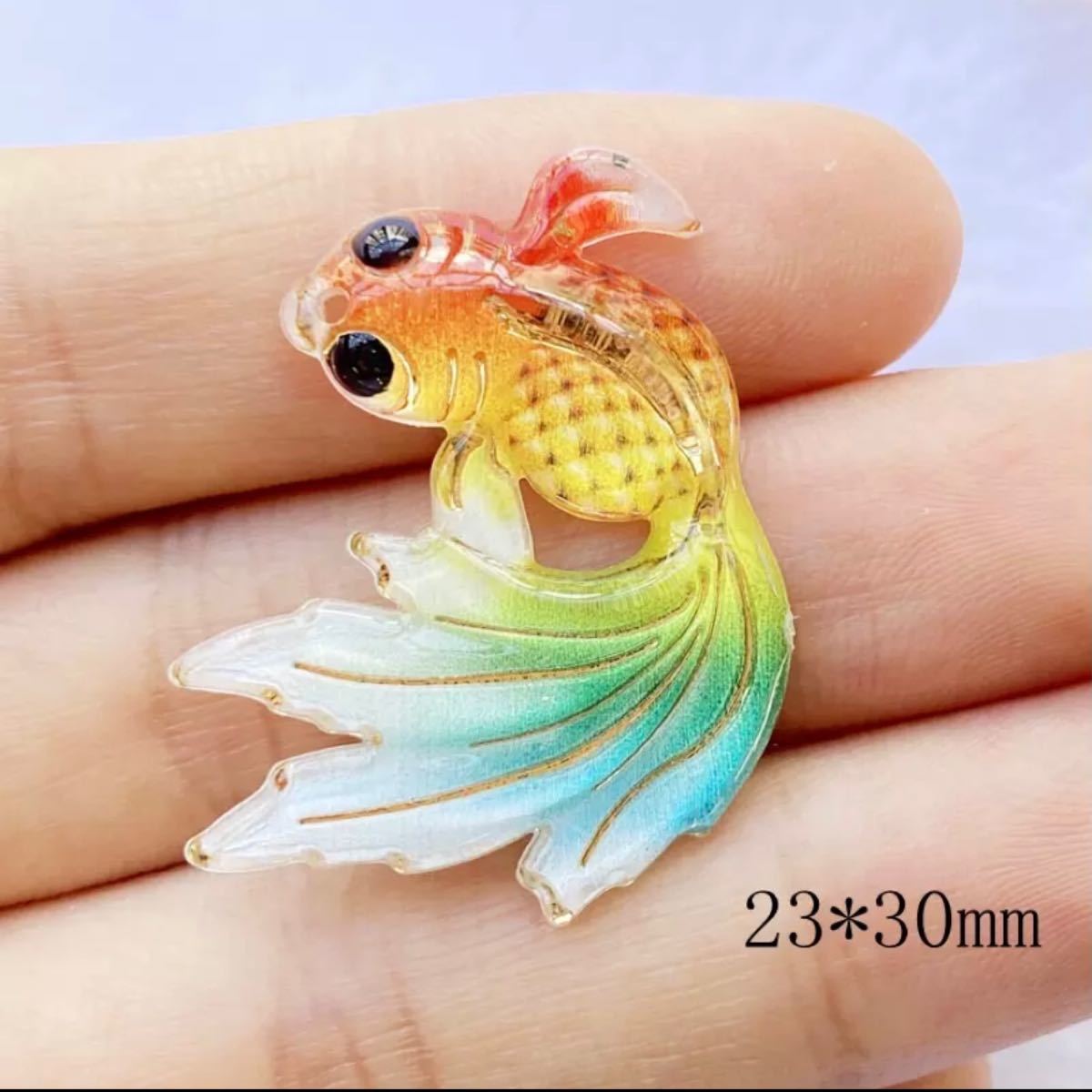 Paypayフリマ 2ペア限定 金魚のチャーム レインボー Paypayフリマ 2ペア限定 金魚のチャーム レインボー