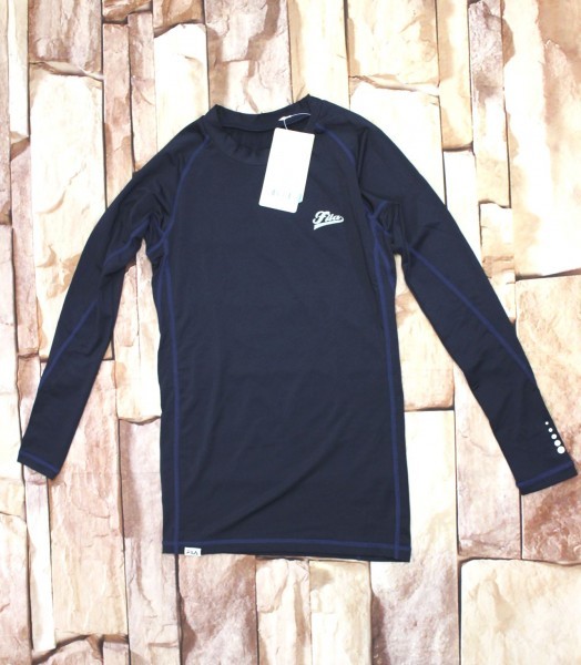 04 00784 ☆ FILA フィラ クルーネックロングインナー 419402 NV 日本M