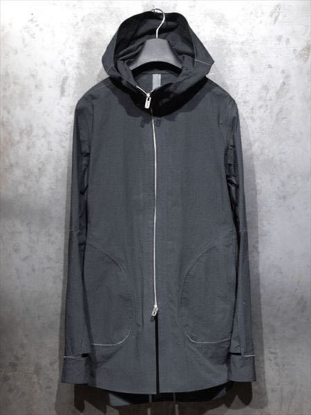 SADDAM TEISSY フードシャツ コート size2 炭黒/ D.hygen julius devoa