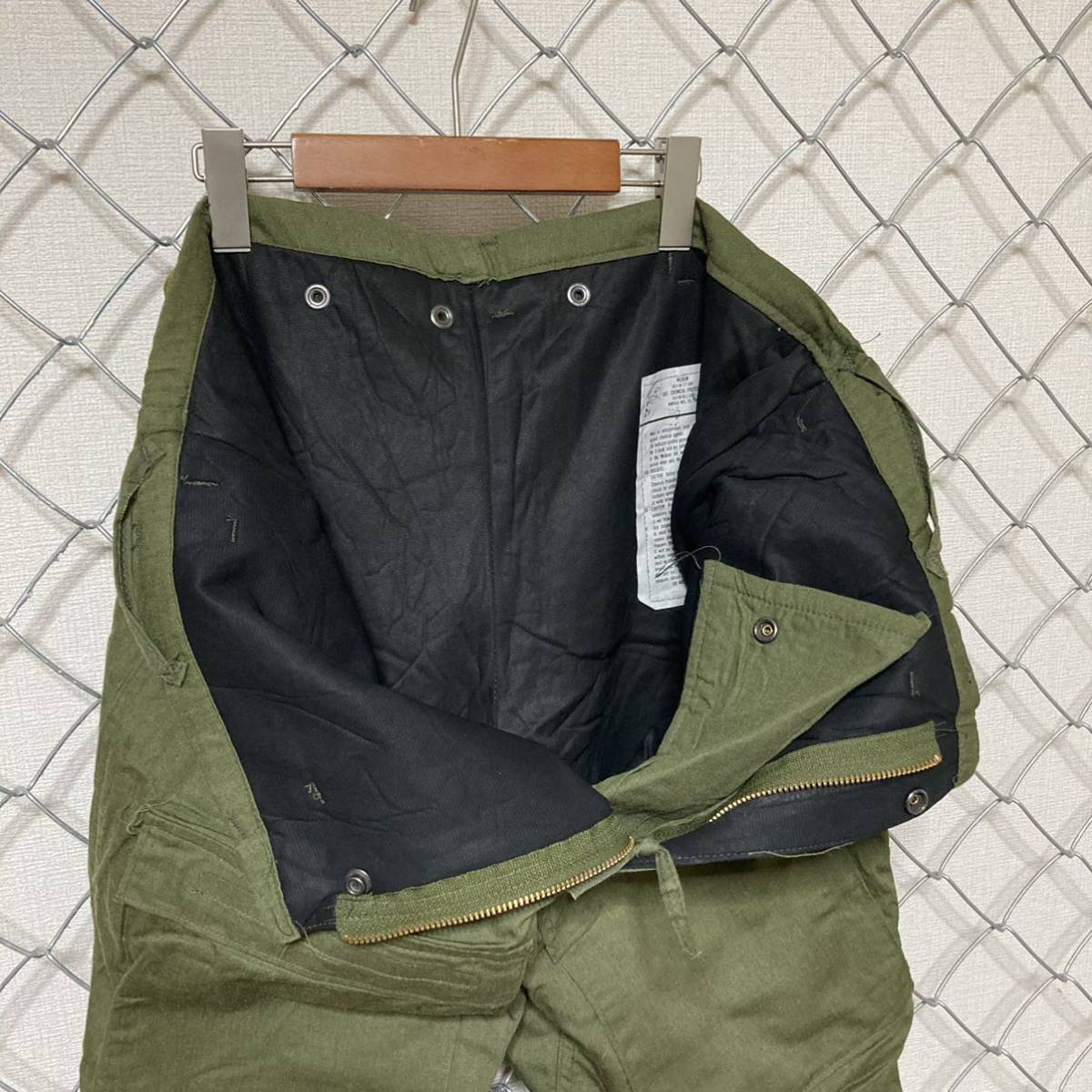 ヤフオク! - アメリカ軍 実物 80年製 SUIT CHEMICAL PROTECTI...