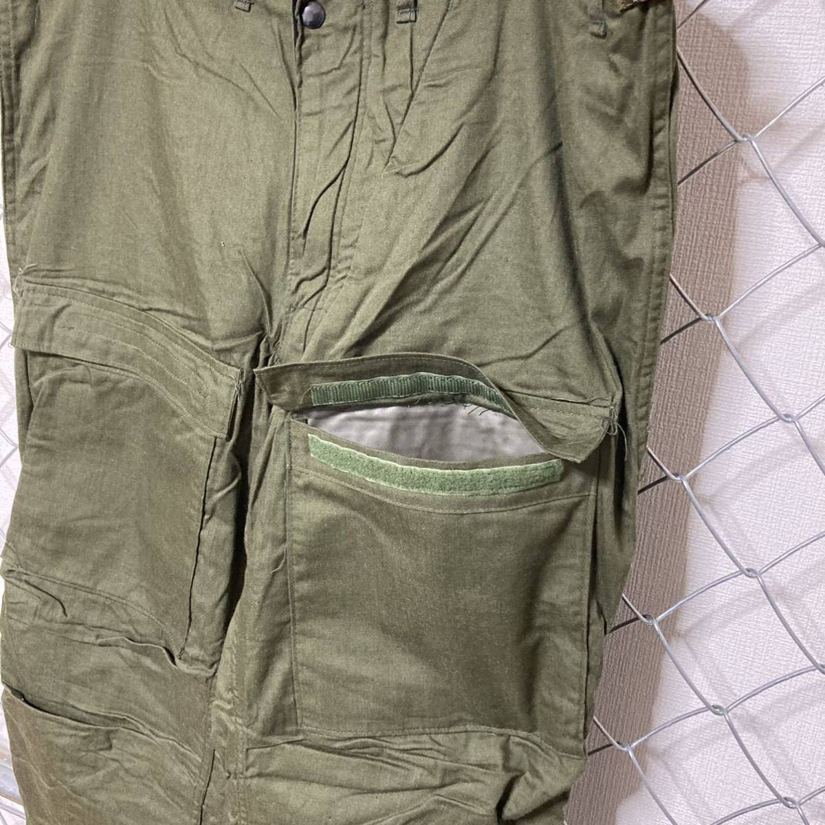 アメリカ軍 実物 80年製 SUIT CHEMICAL PROTECTIVE WINFIELD社 ミリタリーパンツ M