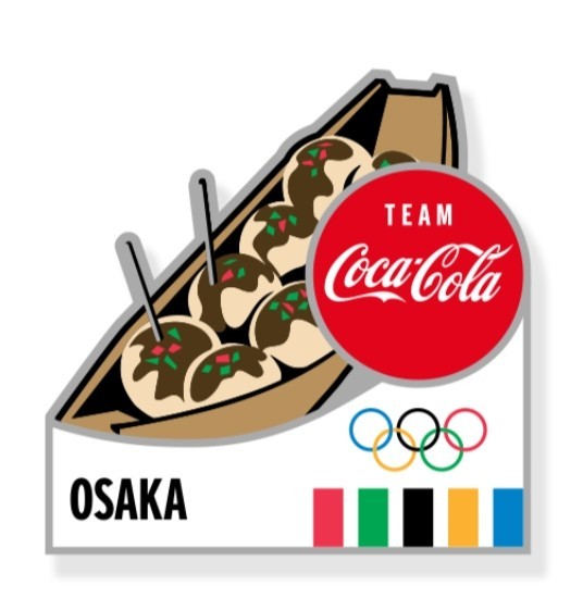 東京オリンピック　コカコーラ　ピンバッジ