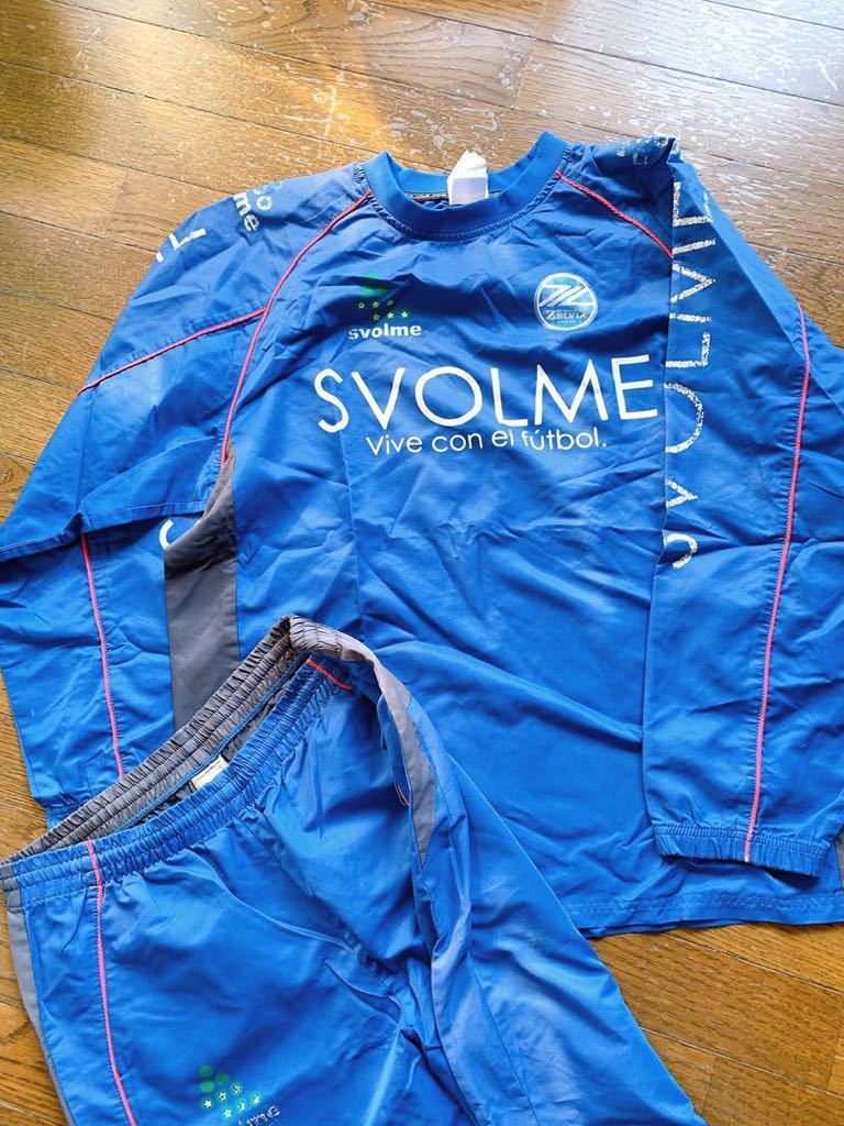 工場直売 スボルメ SVOLME 町田ゼルビア 実使用 Jリーグ ピステ上下セット 実使用、サイン入りウエア