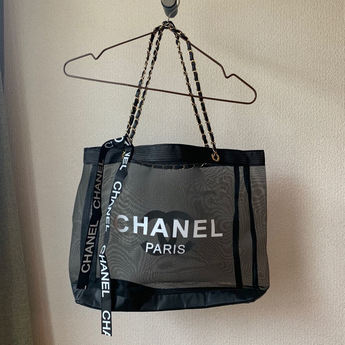 ノベルティ CHANEL シャネルメッシュトートバッグの通販 by いなぷー