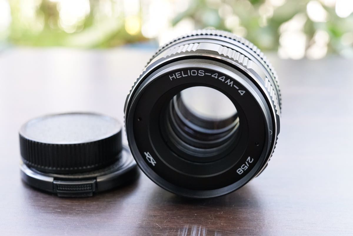 ほぼ未使用品 Helios-44M-4 58mm f2 ヘリオス ぐるぐるボケ オールド