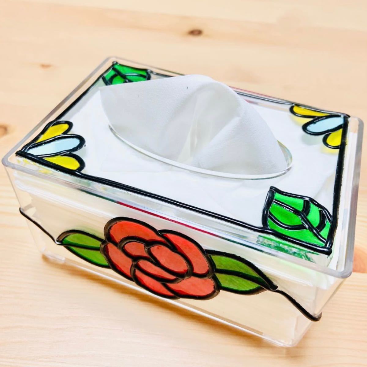 Paypayフリマ Sale ポケットティッシュケース ボックス ハンドメイド グラスアート ステンドグラス 薔薇 ローズ フラワー Paypayフリマ Sale ポケットティッシュケース ボックス ハンドメイド グラスアート ステンドグラス 薔薇 ローズ フラワー
