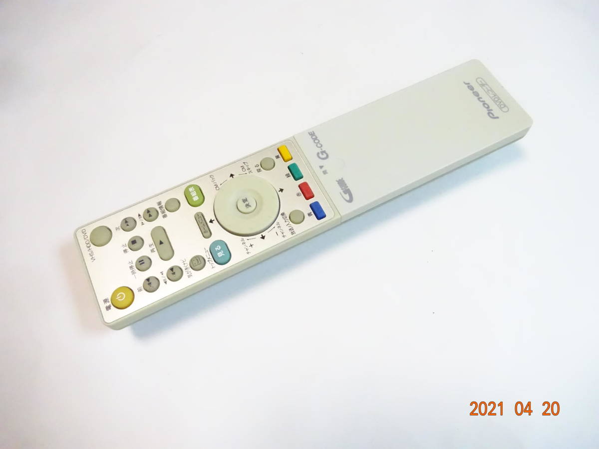パイオニア DVR-RT9000/DVR-RT7000用リモコン HDD/DVD/VHS レコーダー用リモコン Pioneer_画像1