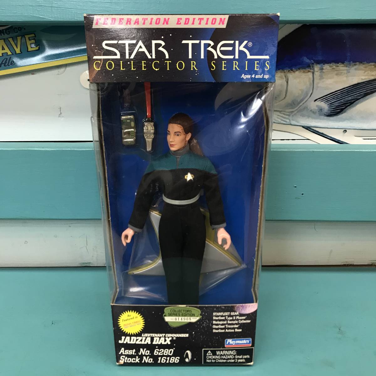 [STAR TREK* Star Trek ]JADZIA DAX фигурка * кукла *Playmates*SF SciFi*Collectors Series* collector серии 