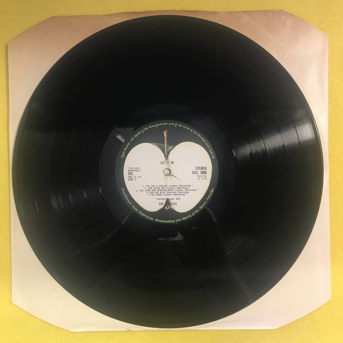 上品】 ビートルズbeatles UK APPLE盤 writemytenders.com