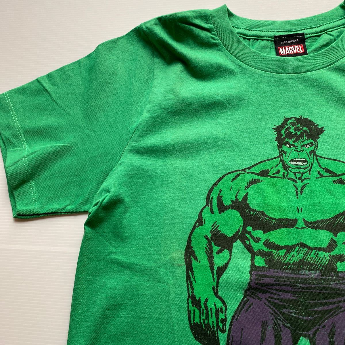 ハルク HULK MARVEL メンズTシャツS未使用 L.Aコミックストア購入$49 表裏プリント vintage レトロコミック アメリカンキッズ風 ビンテージ