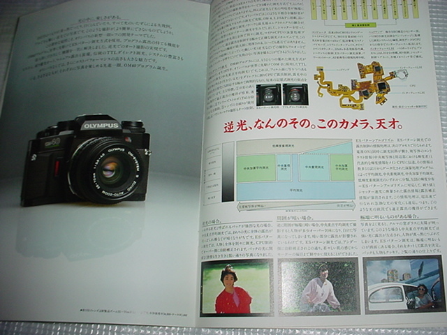  Showa era 60 year 4 month Olympus OM40 PROGRAM catalog Nagai Mariko 