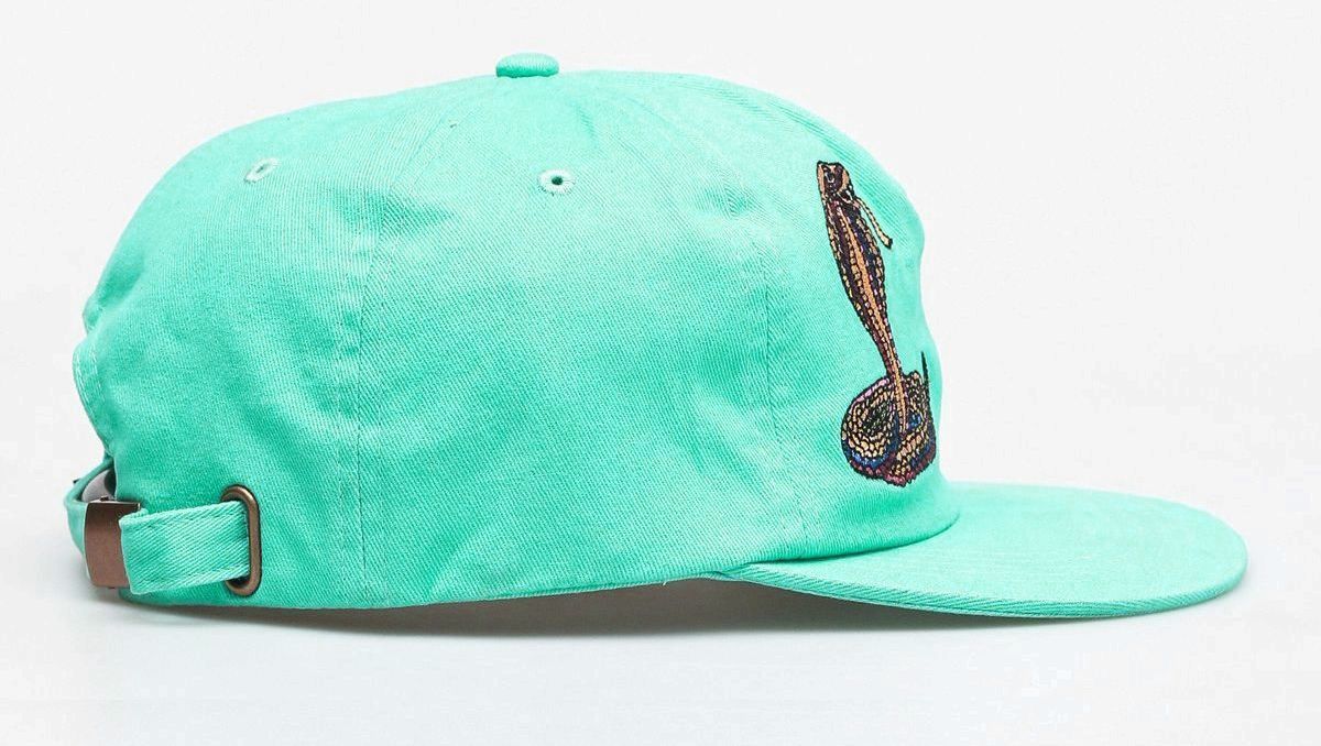 USA正規品 ダイヤモンドサプライ Diamond Supply Co. スナップバックキャップ 帽子 コブラ 蛇柄 DMNDブルー ストリート LA_画像3