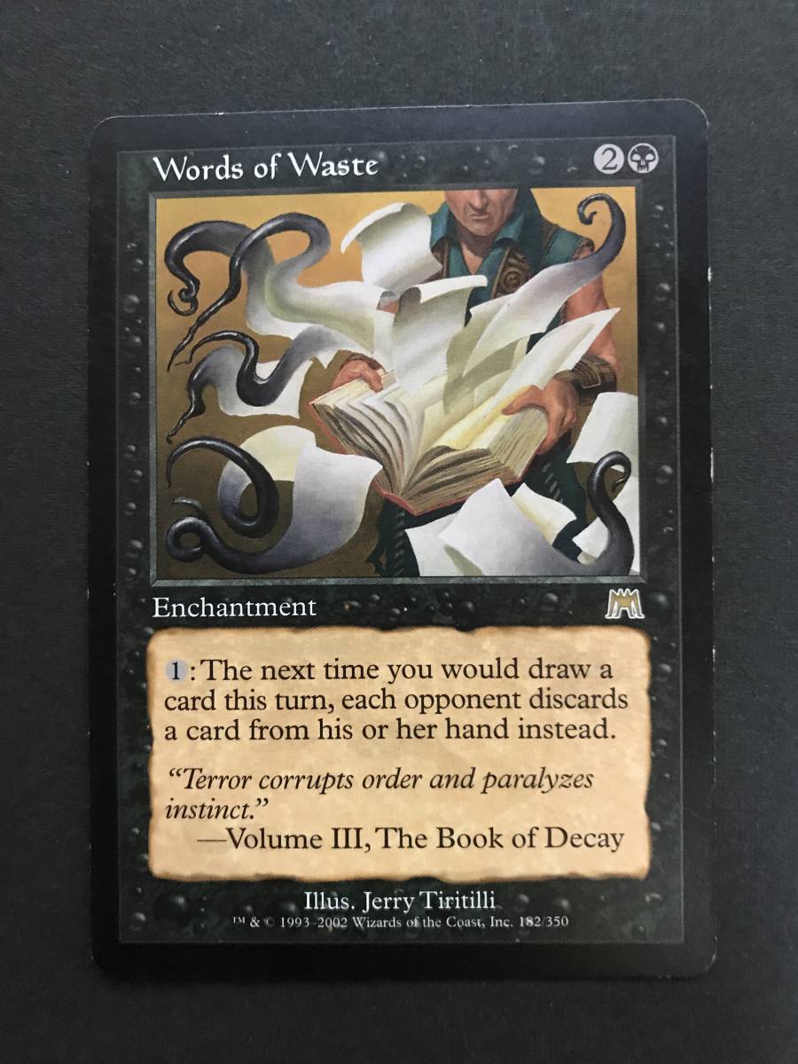 MTG/荒廃の言葉/Words of Waste/英語/1枚_画像1