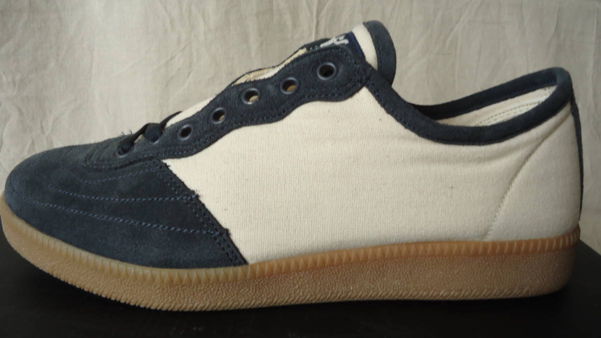 alife EVERYBODY LOW VOLLEY CANVAS/SUEDE 紺/生成り US9 , 27.0cm 40%off エーライフ NYC SB スニーカー 匿名配送 ゆうパック