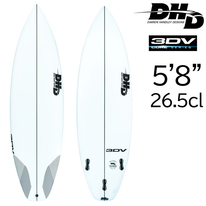 【JPN正規品】 DHD ダレン ハンドレー サーフボード 3DV モデル 5'8×18 7/8×2 5/16 26.5L / DHD Surfboards 3DV Model dhd-3dv-58_画像1