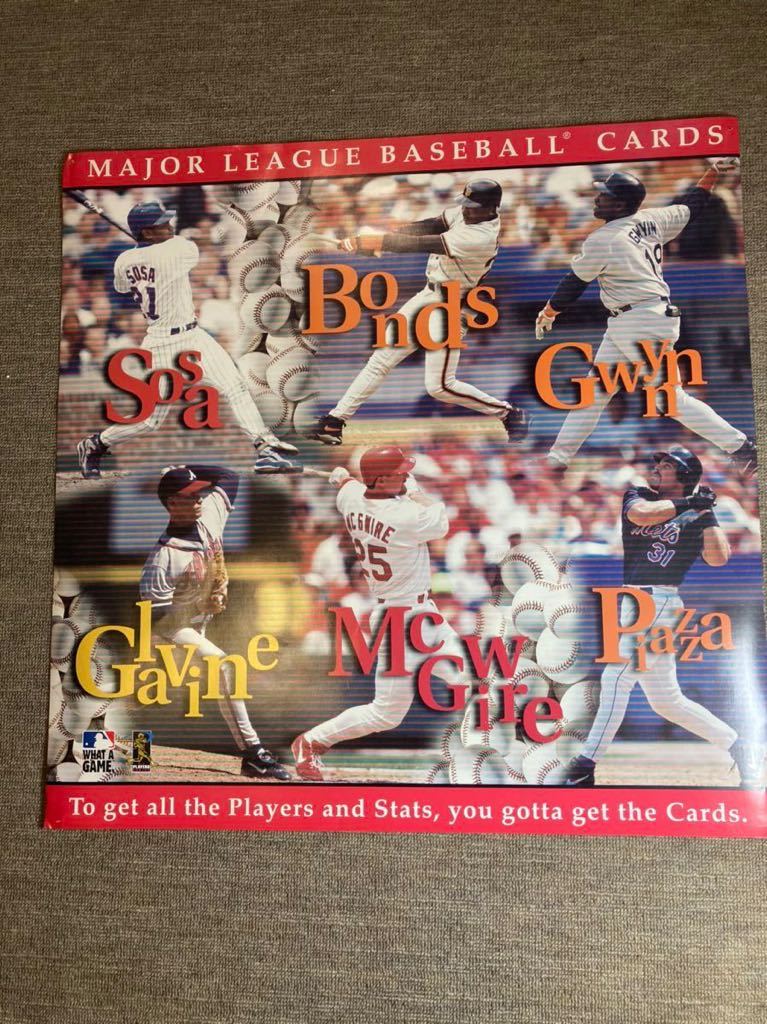 《最終値下》【MLB】両面ポスター　スター選手　2枚セット １９９９年　野球カード会社　宣伝ポスター　１９選手　リプケン　グリフィー