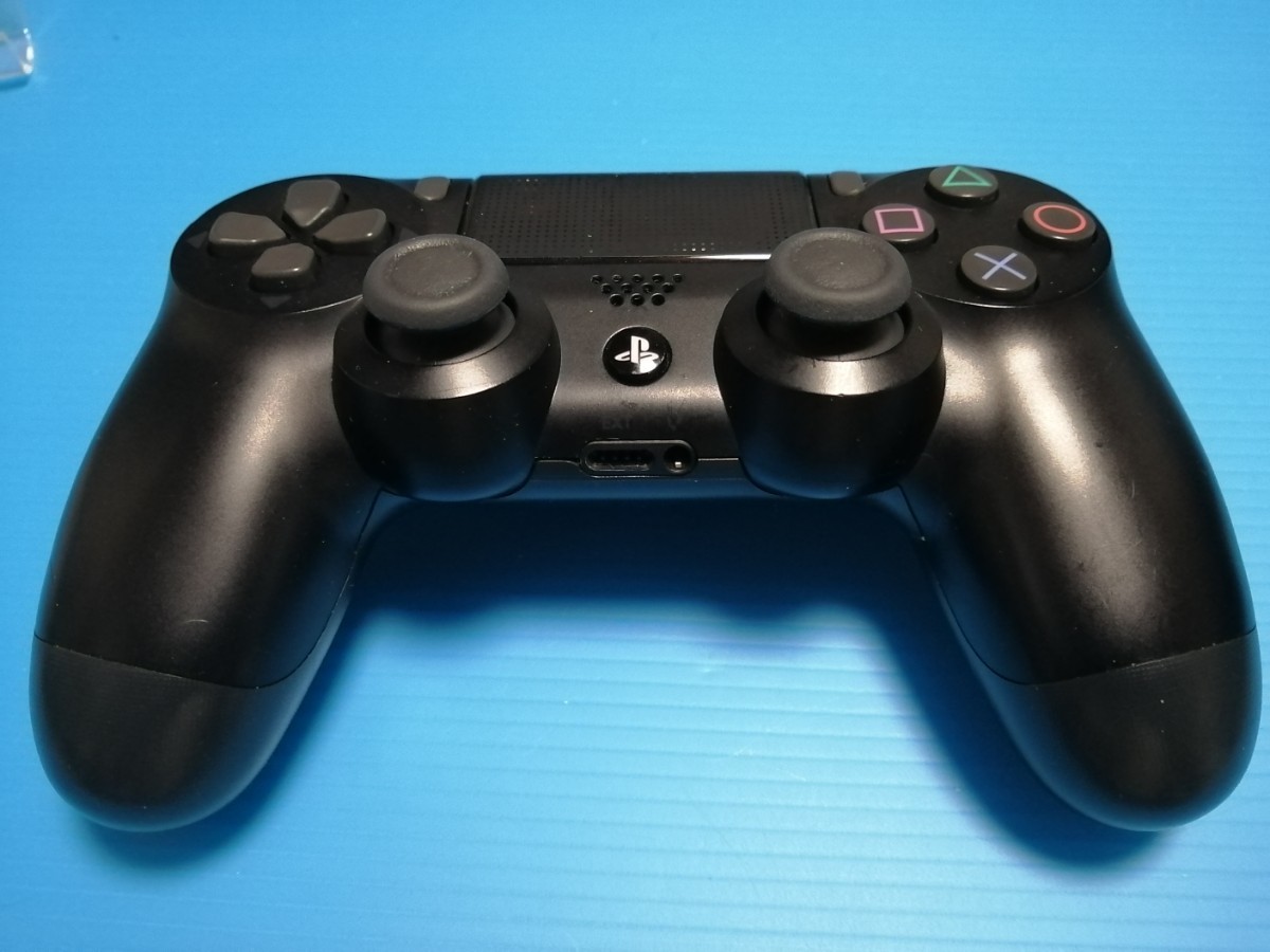 PS4 DUALSHOCK4 デュアルショック4 後期型 コントローラー ジェットブラック　メンテナンス済み　CUH-ZCT2J